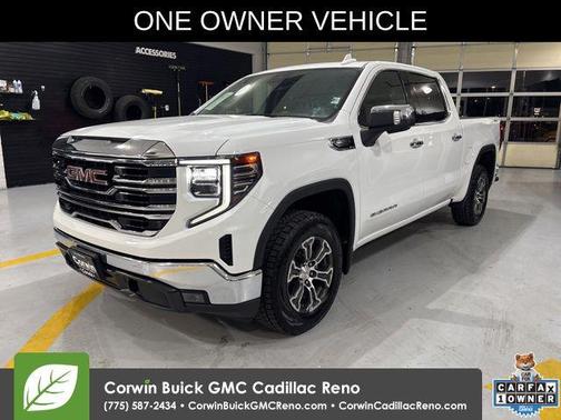 Summit White 2025 GMC Sierra 1500 SLT