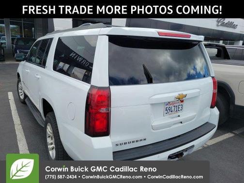 Summit White 2019 Chevrolet Suburban LT