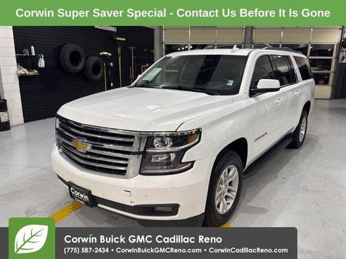 Summit White 2019 Chevrolet Suburban LT