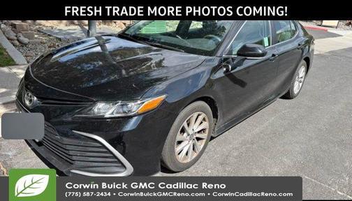 Midnight Black Metallic 2021 Toyota Camry LE