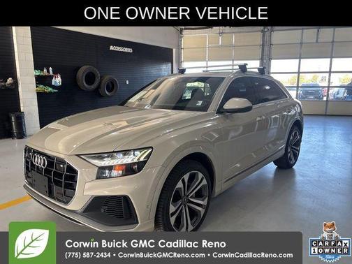 Beige Metallic 2021 Audi Q8 55 Premium Plus