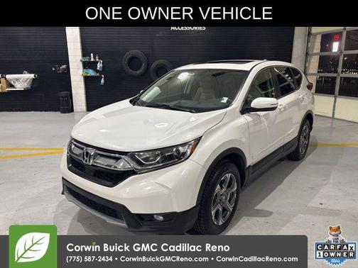 Platinum White Pearl 2019 Honda CR-V EX