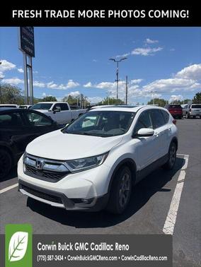 Platinum White Pearl 2019 Honda CR-V EX