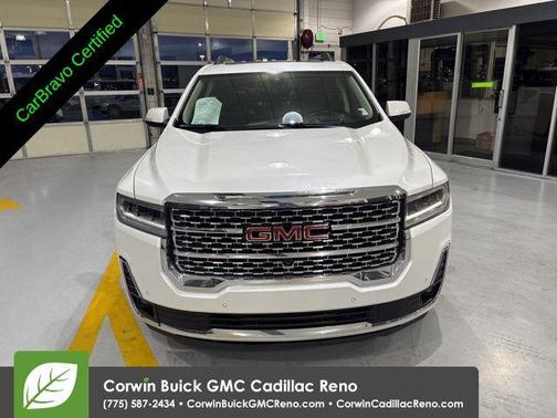 White Frost Tricoat 2023 GMC Acadia Denali