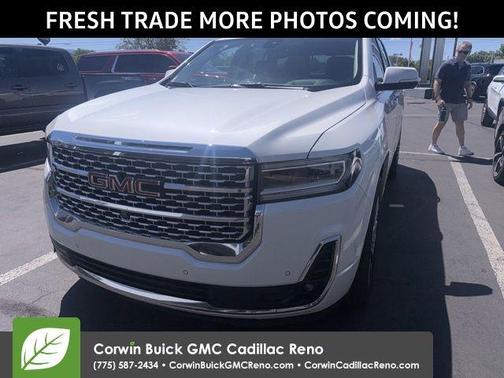 White Frost Tricoat 2023 GMC Acadia Denali