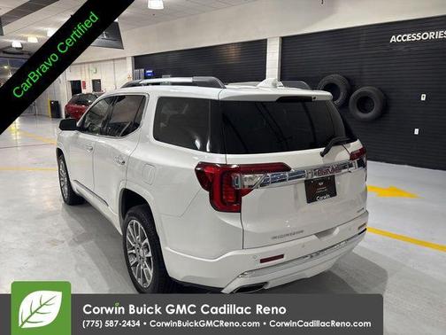 White Frost Tricoat 2023 GMC Acadia Denali