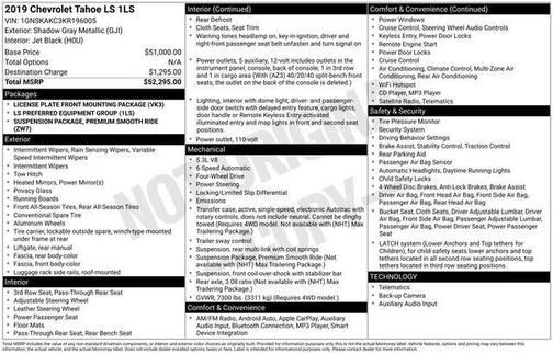 2019 Chevrolet Tahoe LS