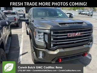 Forest Metallic 2023 GMC Sierra 3500 AT4