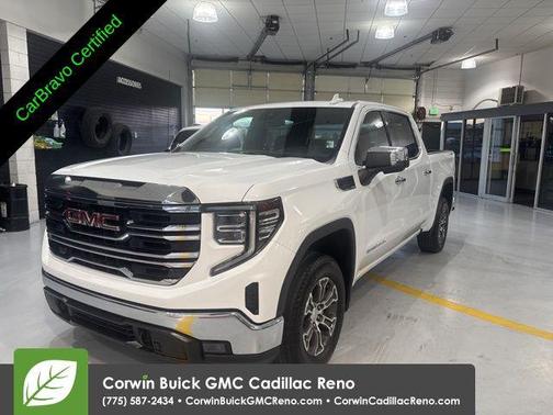 Summit White 2024 GMC Sierra 1500 SLT