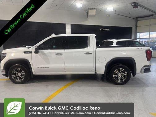 Summit White 2024 GMC Sierra 1500 SLT