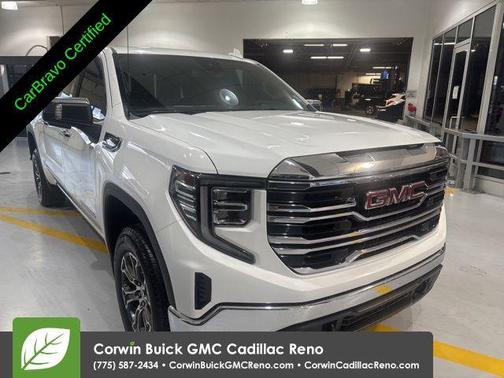 Summit White 2024 GMC Sierra 1500 SLT