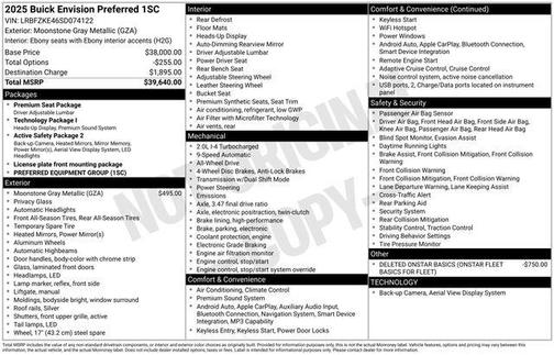 2025 Buick Envision Preferred AWD