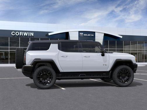 Interstellar White 2026 GMC HUMMER EV SUV 2X