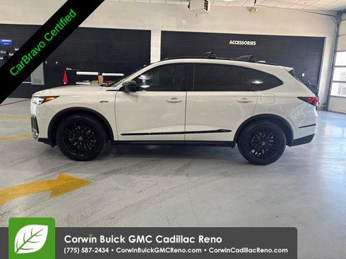 Platinum White Pearl 2025 Acura MDX A-SPEC Advance Package
