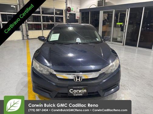 Aegean Blue Metallic 2016 Honda Civic LX