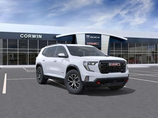 Glacier White Tricoat 2026 GMC Acadia AT4 AWD