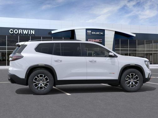 Glacier White Tricoat 2026 GMC Acadia AT4 AWD