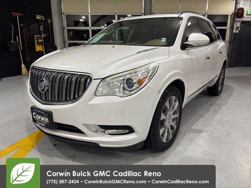 White Frost Tricoat 2016 Buick Enclave Leather