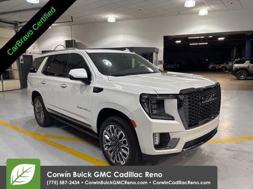 White Frost Tricoat 2024 GMC Yukon Denali Ultimate