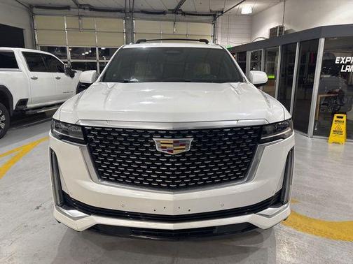 Crystal White Tricoat 2023 Cadillac Escalade ESV Premium Luxury