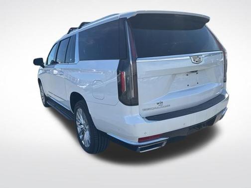 Crystal White Tricoat 2023 Cadillac Escalade ESV Premium Luxury