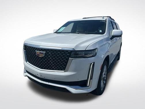 Crystal White Tricoat 2023 Cadillac Escalade ESV Premium Luxury