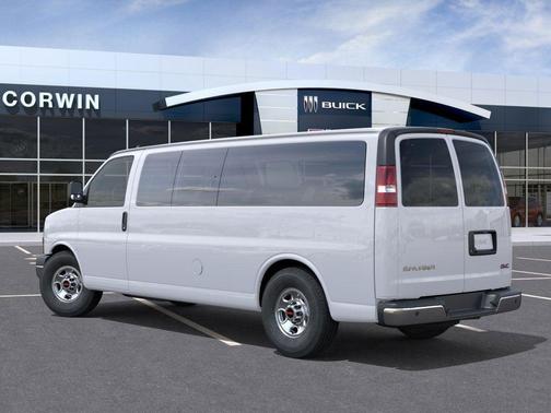 Summit White 2026 GMC Savana 3500 3500 Extended Wheelbase, LS, RWD