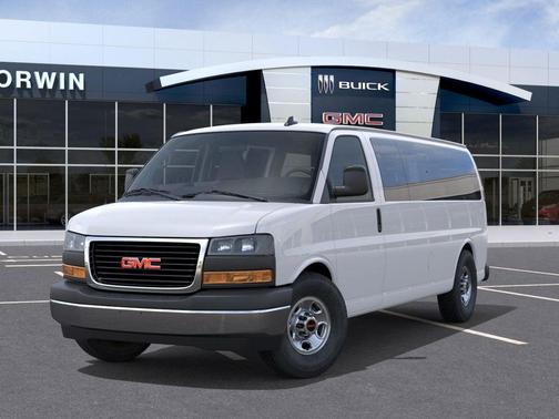Summit White 2026 GMC Savana 3500 3500 Extended Wheelbase, LS, RWD