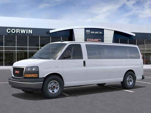 Summit White 2026 GMC Savana 3500 3500 Extended Wheelbase, LS, RWD