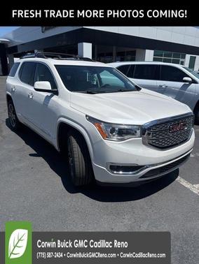 White Frost Tricoat 2018 GMC Acadia Denali