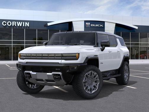 Interstellar White 2026 GMC HUMMER EV SUV 3X