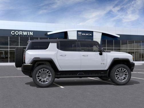 Interstellar White 2026 GMC HUMMER EV SUV 3X