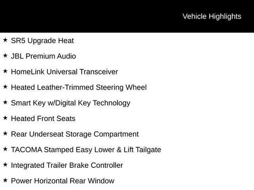 Underground 2025 Toyota Tacoma SR5