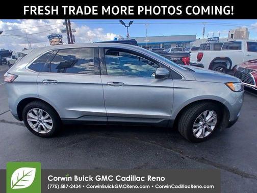 Silver Metallic 2021 Ford Edge Titanium