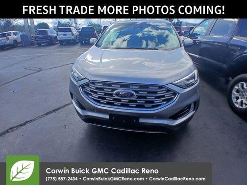 Silver Metallic 2021 Ford Edge Titanium