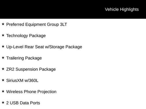 Black 2023 Chevrolet Silverado 1500 ZR2