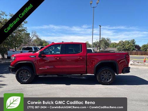 Volcanic Red Tintcoat 2024 GMC Sierra 1500 AT4X