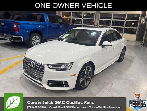 White 2017 Audi A4 2.0T Premium Plus