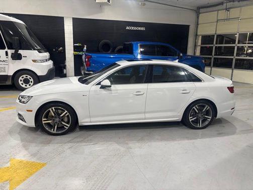 White 2017 Audi A4 2.0T Premium Plus
