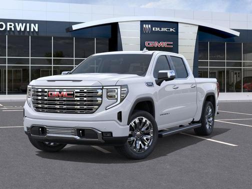 Glacier White Tricoat 2026 GMC Sierra 1500 Denali