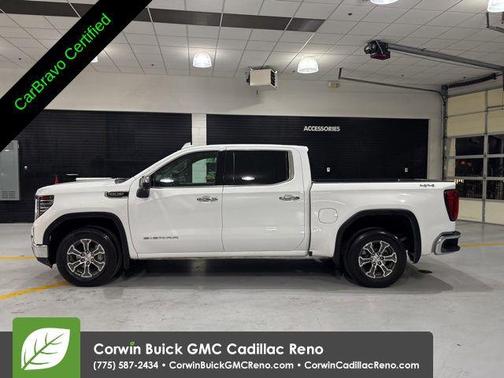 Summit White 2025 GMC Sierra 1500 SLT