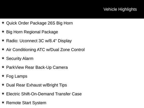 2017 RAM 1500 Big Horn