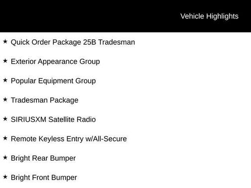 Black Clearcoat 2015 RAM 1500 Tradesman