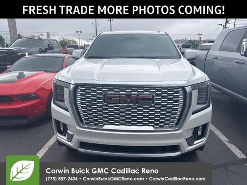 White Frost Tricoat 2021 GMC Yukon XL Denali