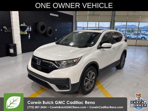 Platinum White Pearl 2021 Honda CR-V AWD EX