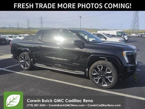 Onyx Black 2025 GMC Sierra EV Max Range Denali