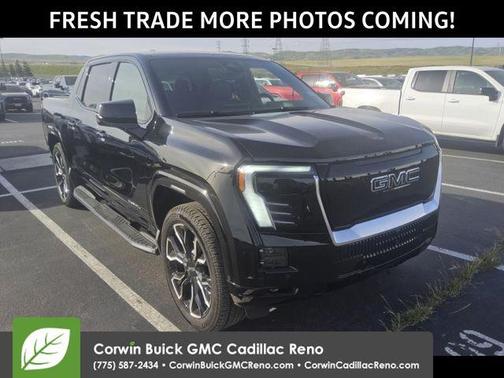 Onyx Black 2025 GMC Sierra EV Max Range Denali