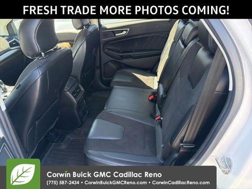 White Platinum 2017 Ford Edge Sport