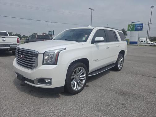 White Frost Tricoat 2018 GMC Yukon SLT