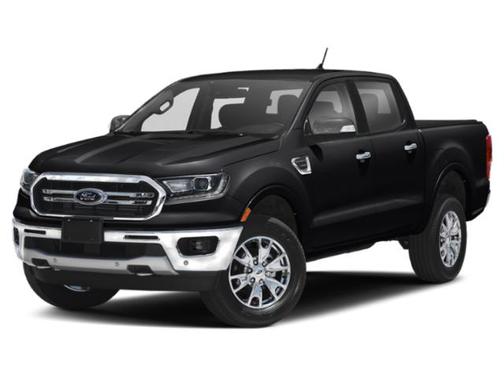 Shadow Black 2021 Ford Ranger LARIAT 4WD SuperCrew 5 Box